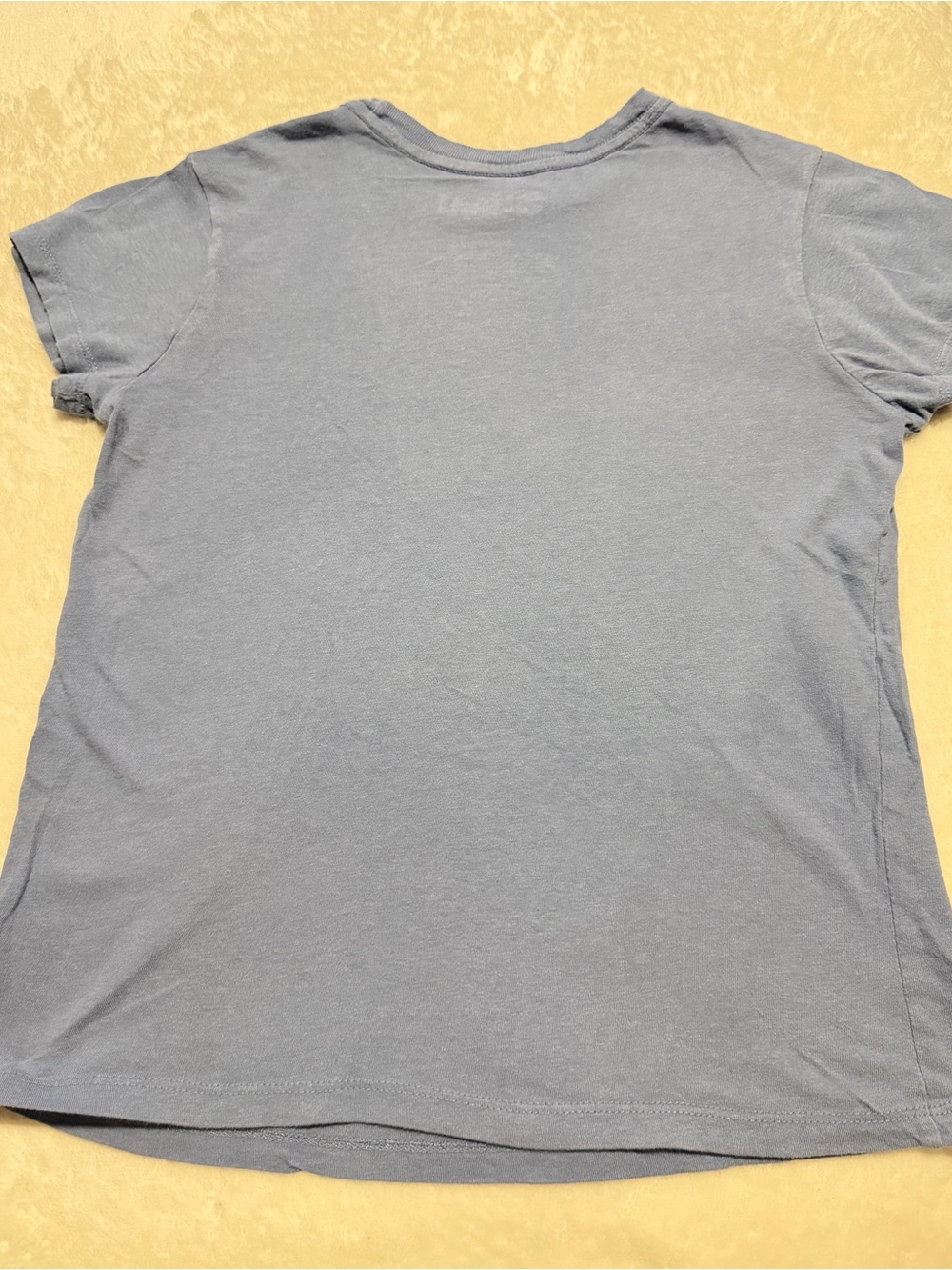 Disney Stitch Blue Graphic T-Shirt Cute Character Tee - Picture 2 of 2